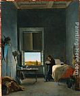 The Artist in His Room at the Villa Medici, Rome by Leon Cogniet